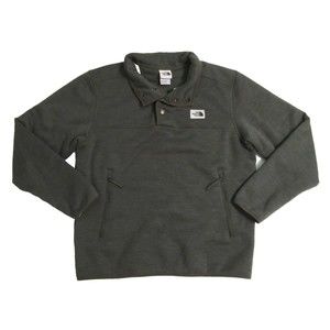 North Face Men's Medium Sherpa Patrol 1/4 Snap Pullover Sweater Mock Wool Fleece